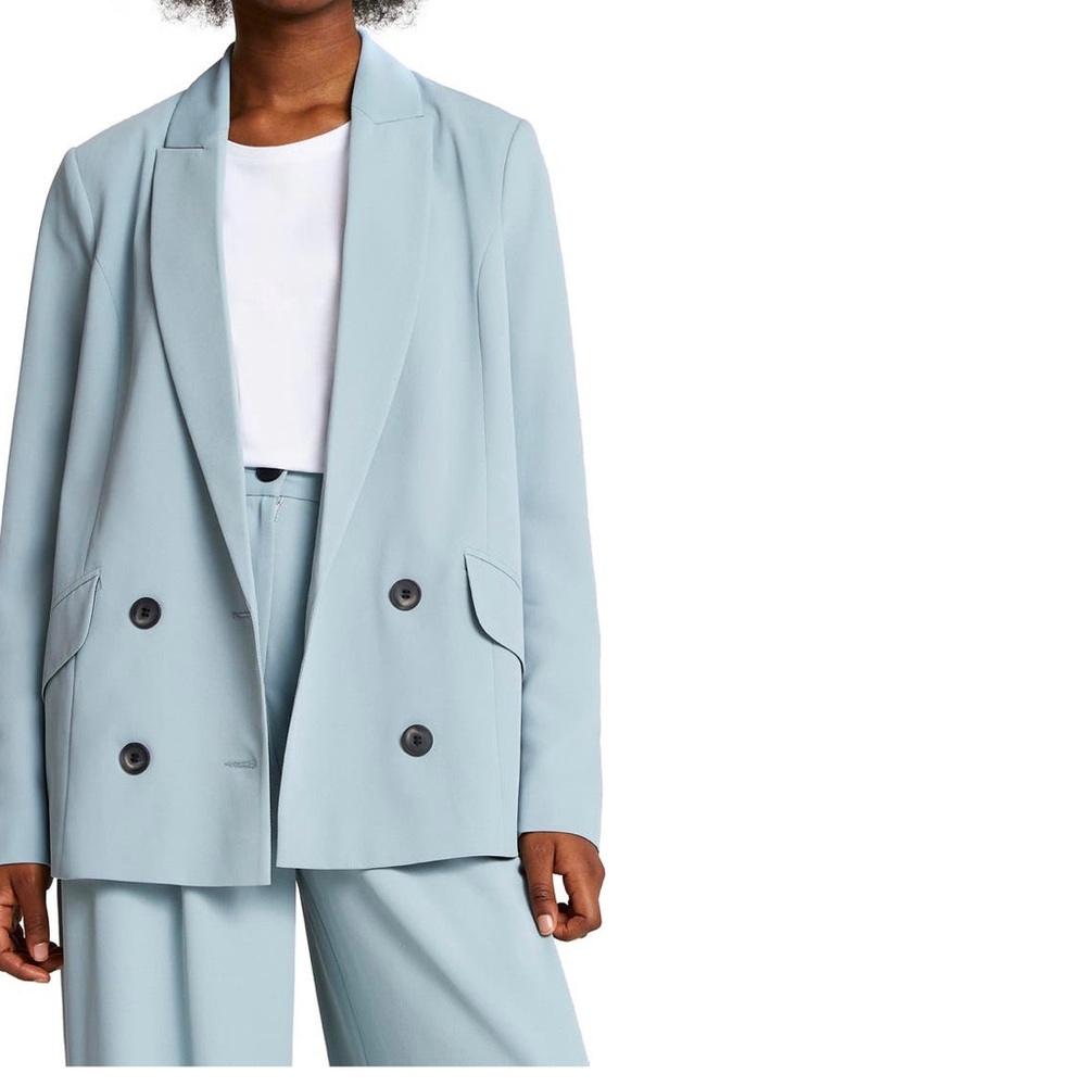 River Island Structured Double Breasted Blazer